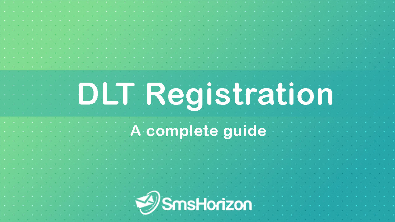 TRAI DLT registration for bulk SMS