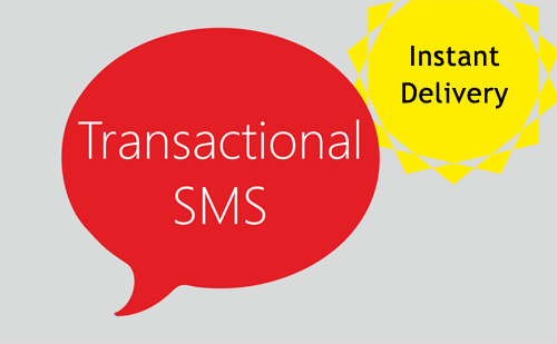 Transactional SMS example: a one-time password (OTP) delivered to a mobile phone
