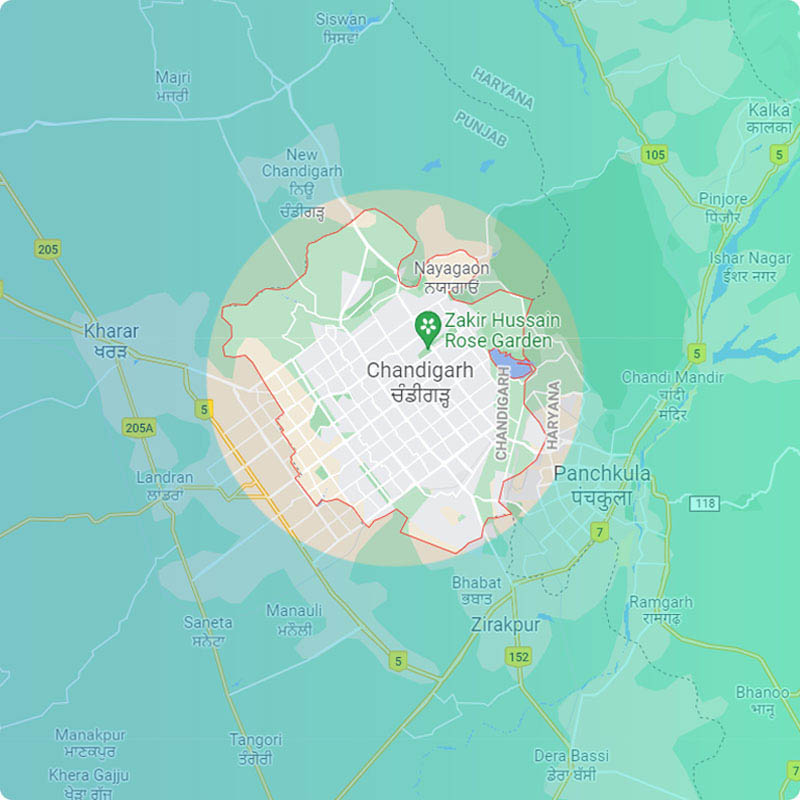 Bulk SMS coverage across Chandigarh and the tricity - technology park, Mohali, Panchkula