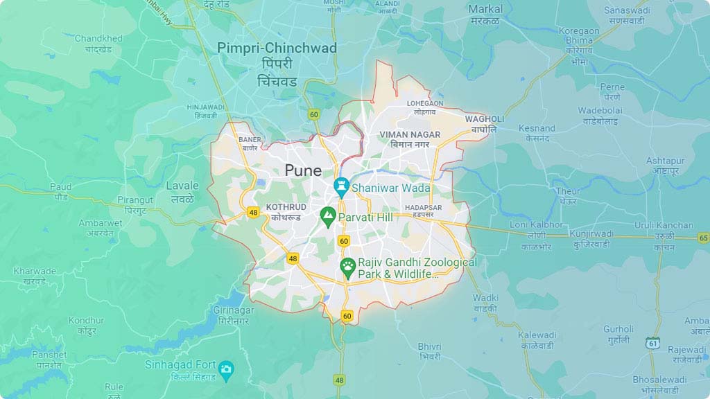 Bulk SMS coverage across Pune - Hinjewadi, Kharadi, Pimpri-Chinchwad