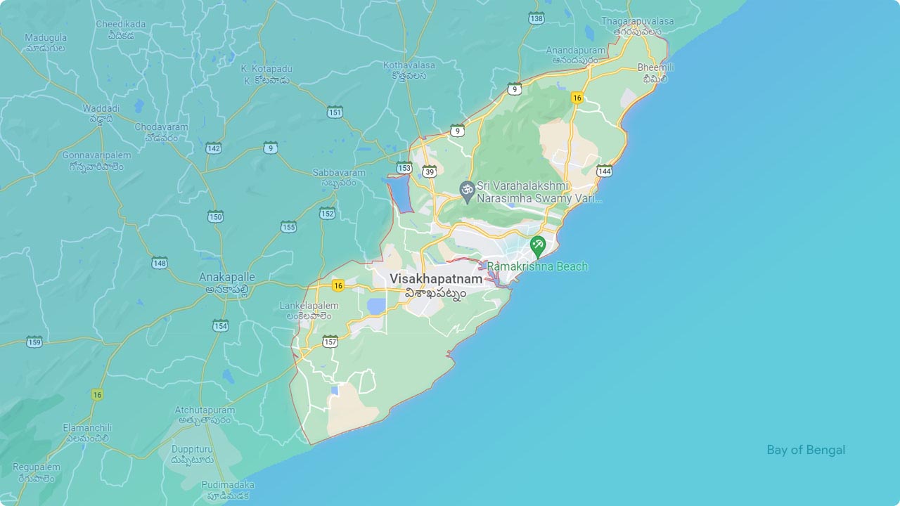 Bulk SMS coverage across Visakhapatnam - Port, Steel Plant, Gajuwaka, Rushikonda, JN Pharma City
